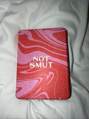NOT SMUT Pink & Red Swirl Kindle PW 12 gen case